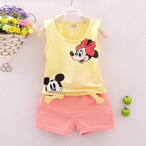 Mickey & Minnie Spring Baby Clothing Sets