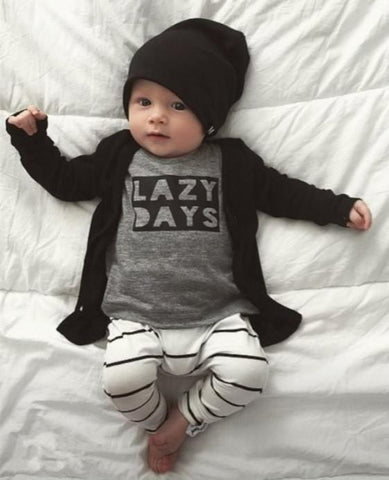 Cotton Long-Sleeved Fashion Set