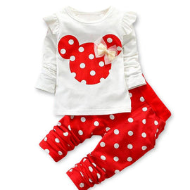 Spring/Autumn Baby Girls Cotton Set