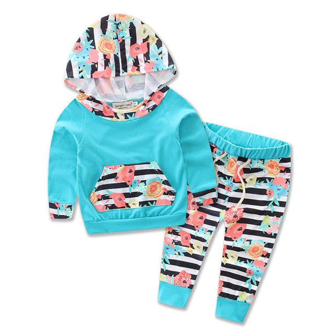 Spring/Autumn Baby Girls Cotton Set