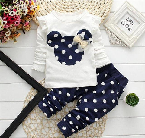 Spring/Autumn Baby Girls Cotton Set