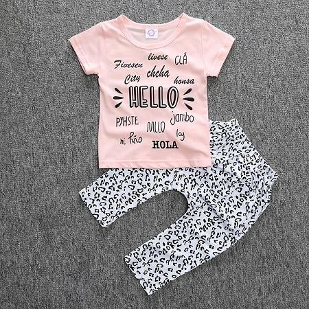 Kids Floral Terno