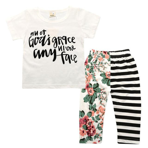 Kids Floral Terno