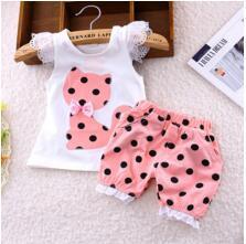 Baby Girl Summer Cat Style Clothing